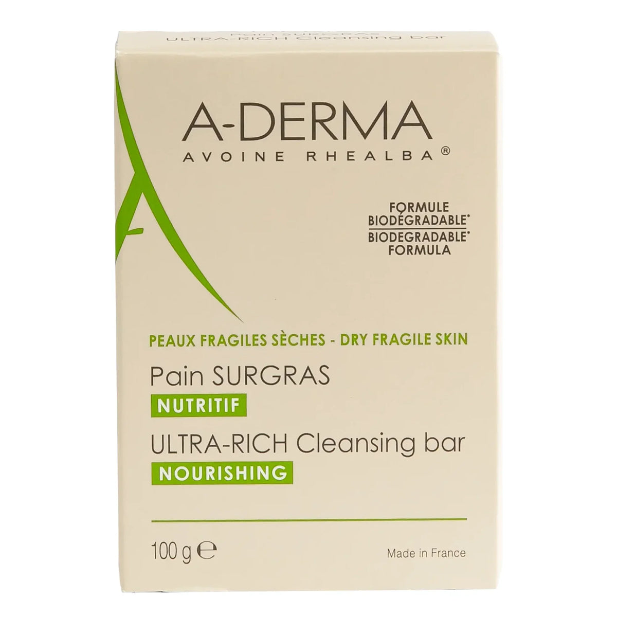 A-Derma Ultra-Rich Cleansing Bar 100g