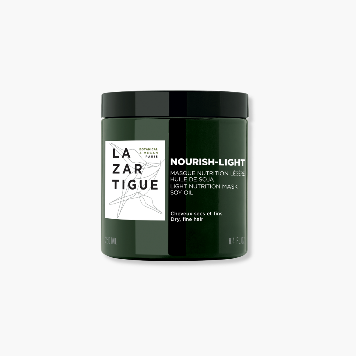 Lazartigue Nourish-Light – Light Nourishing Mask for Dry, Fine Hair 250ml