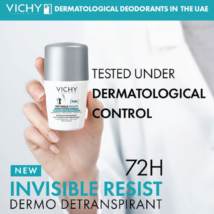 Vichy Deodorant – 72H Invisible Resist for Women 50ml