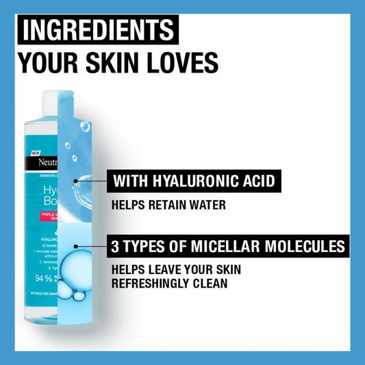 Neutrogena Hydro Boost – Triple Micellar Water 400ml
