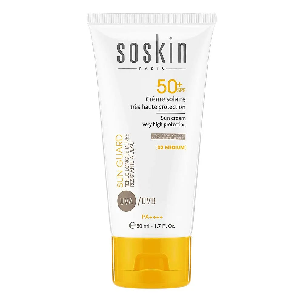Soskin Sun – Tinted Sunscreen SPF50+ 02 Medium 50ml