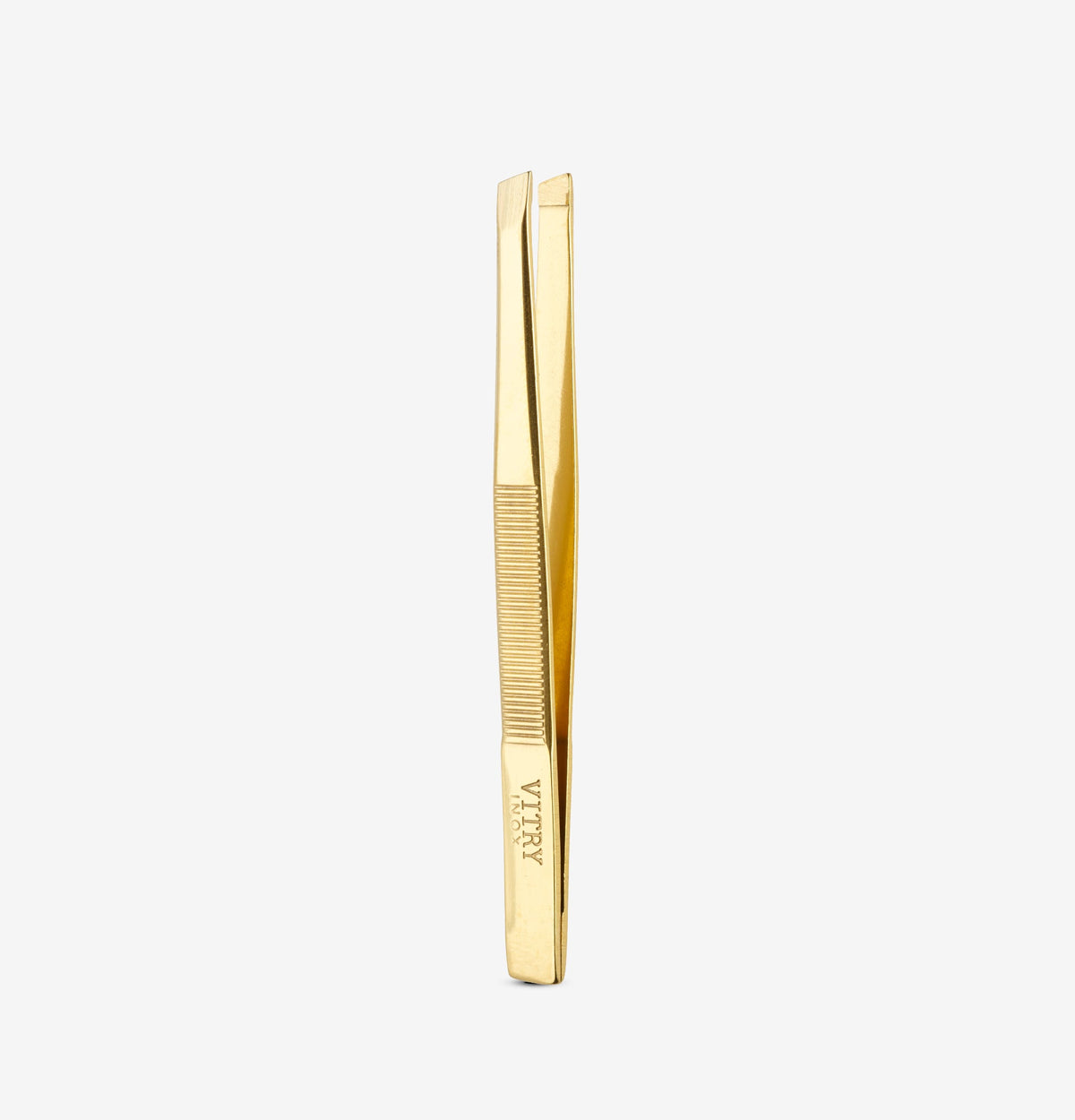 Vitry Gold Slanted Tweezers 8cm