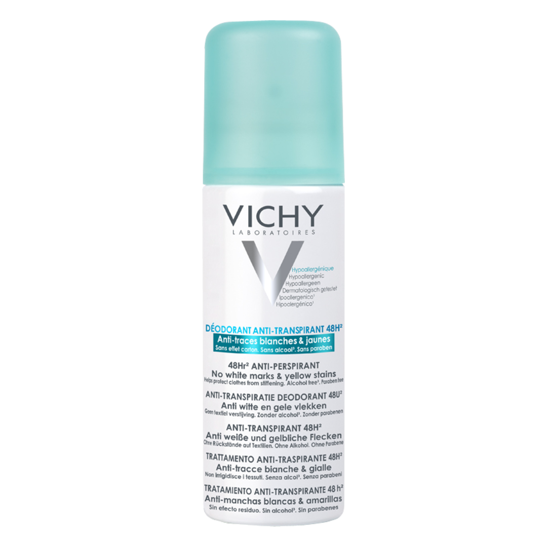 Vichy Deodorant – 48H No Marks Anti-Perspirant Spray 125ml