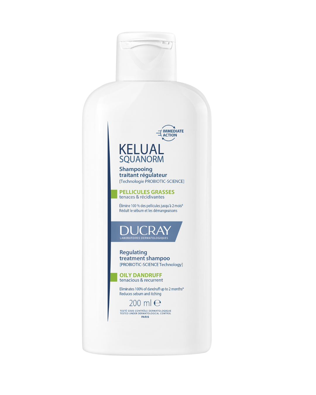 Ducray Squanorm Anti-Dandruff Treatment Shampoo - Oily Dandruff 200ml
