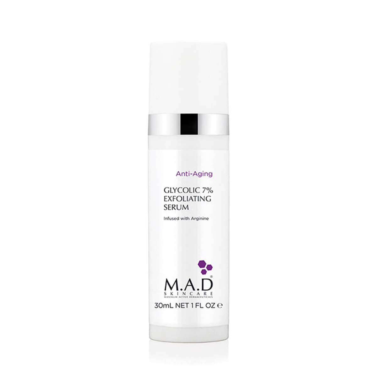 M.A.D Skincare Youth Transformation – Glycolic 7% Exfoliating Serum 30ml
