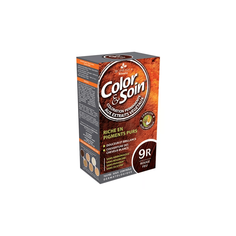 3 Chênes Color & Soin – Permanent Hair Colour 9R Fire Red