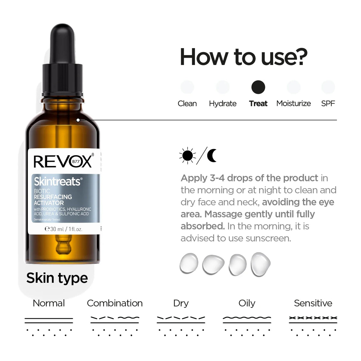 Revox B77 Skintreats – Biotic Resurfacing Activator 30ml