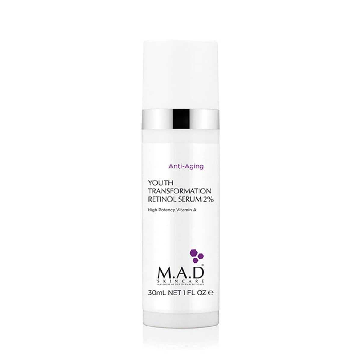 M.A.D Skincare Youth Transformation – Retinol Complex Serum 2% 30ml