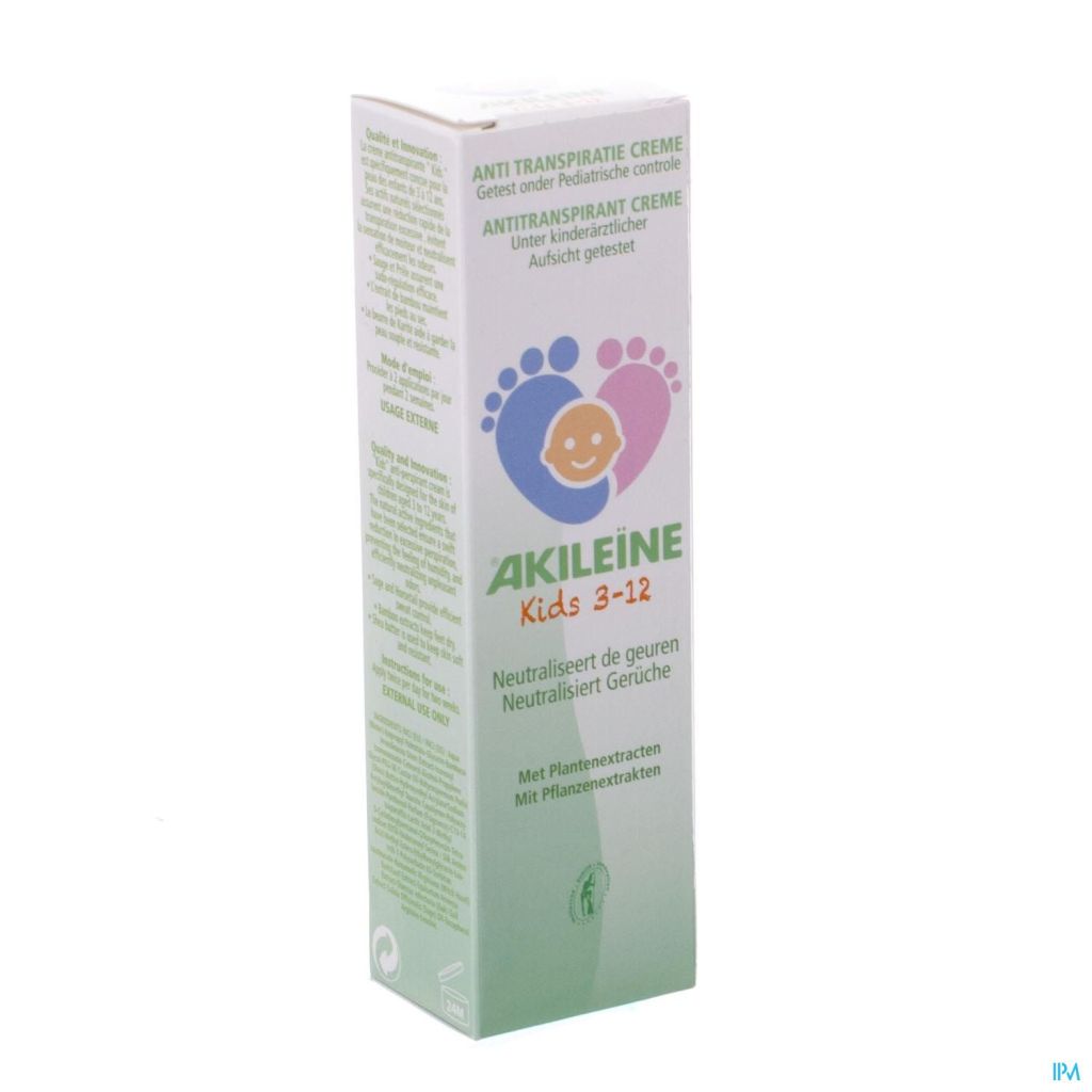 Akileine Kids Anti-Perspirant Foot Cream 50ml