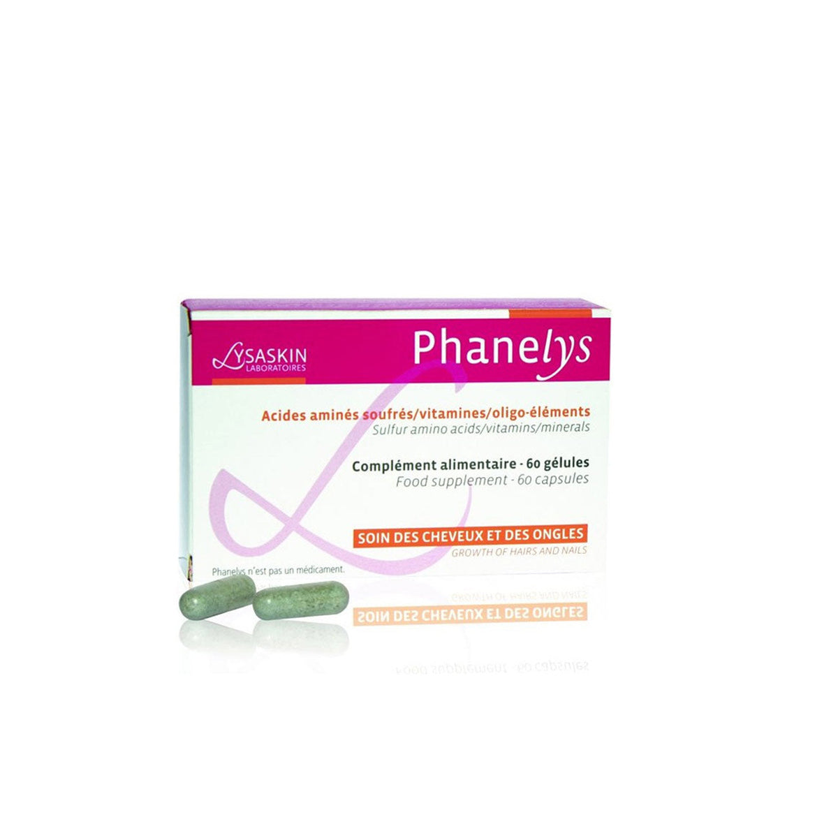 Lysaskin Phanelys Hair & Nails Supplement (60 Capsules)