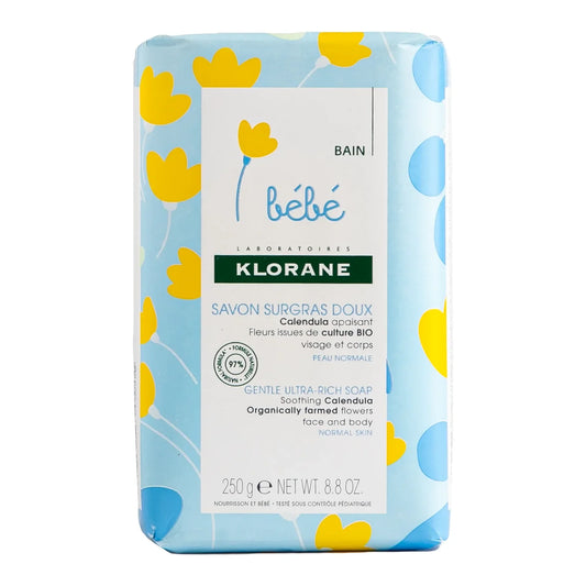 Klorane Baby Gentle Superfatted Soap with Calendula 250g