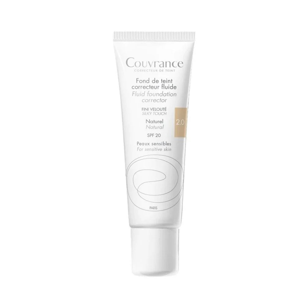 Avène Couvrance Fluid Foundation Corrector SPF 20 - Naturel