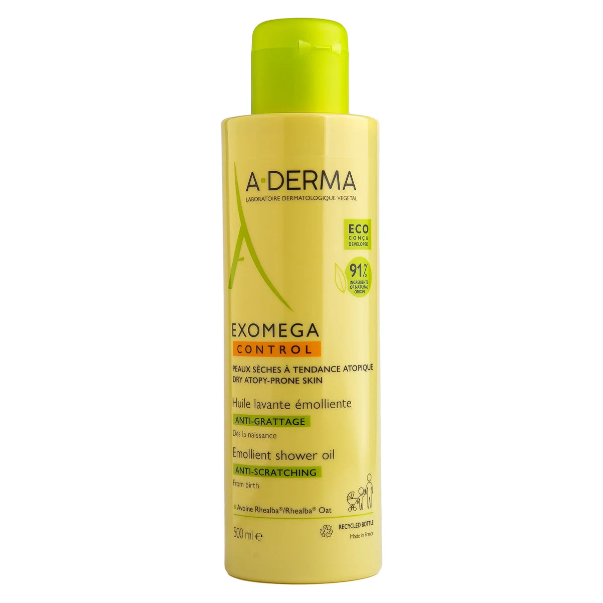A-Derma Exomega Control Emollient Shower Oil 500ml