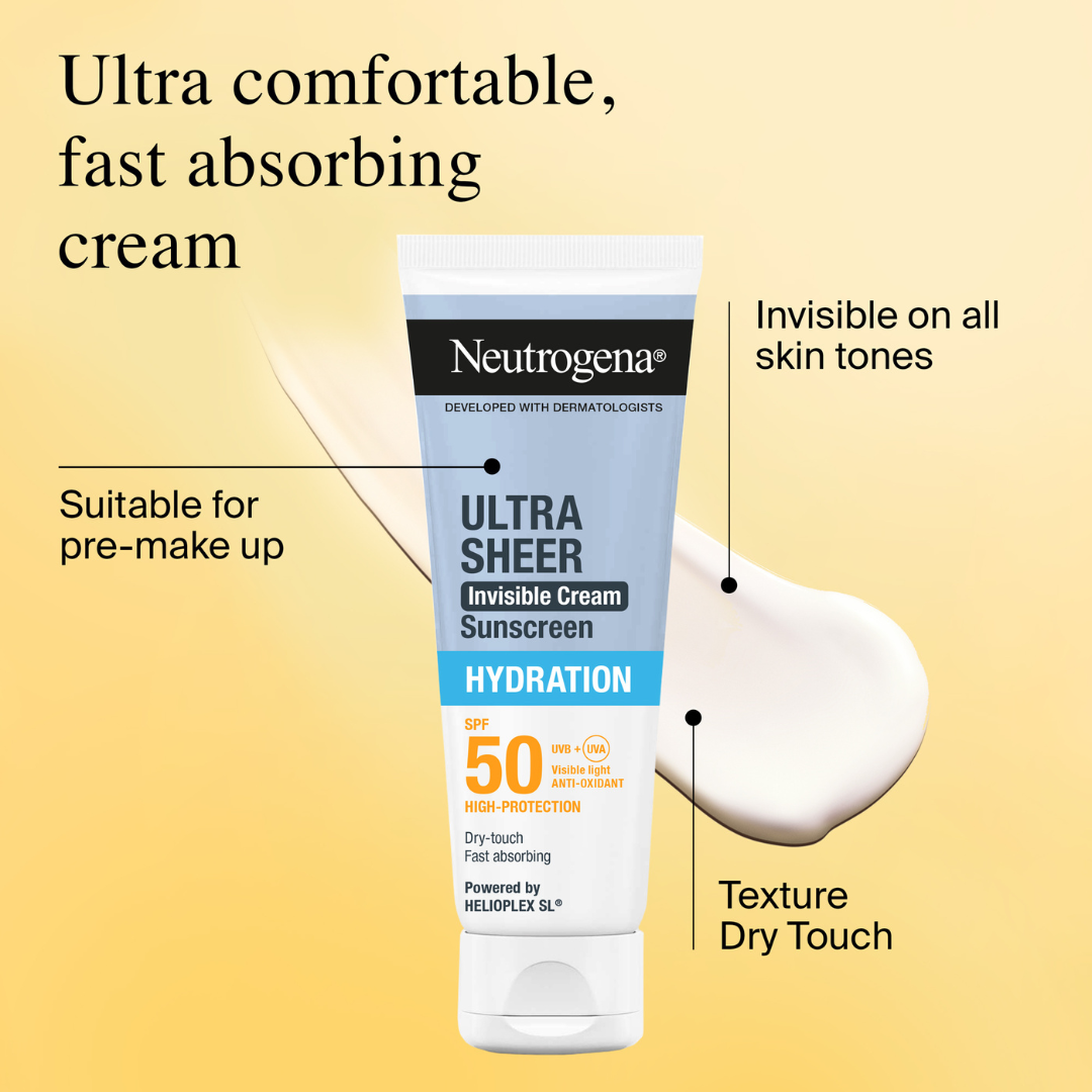 Neutrogena Ultra Sheer – Invisible Cream SPF50 50ml
