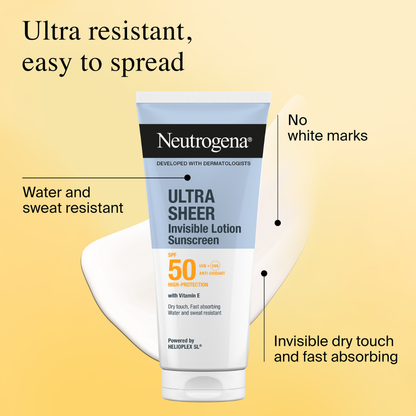 Neutrogena Ultra Sheer – Invisible Body Lotion SPF50 200ml