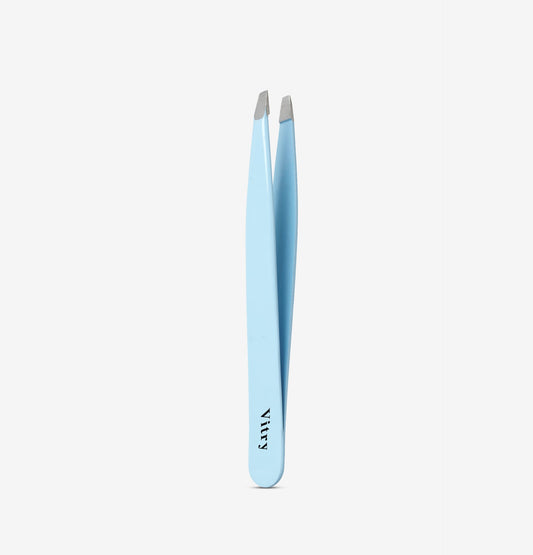 Vitry Professional Slanted Tweezers - Blue