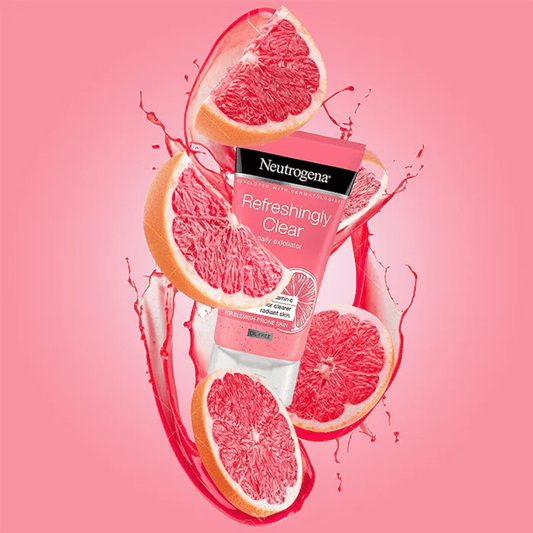 Neutrogena Fresh & Clear – Pink Grapefruit & Vitamin C Face Scrub 150ml
