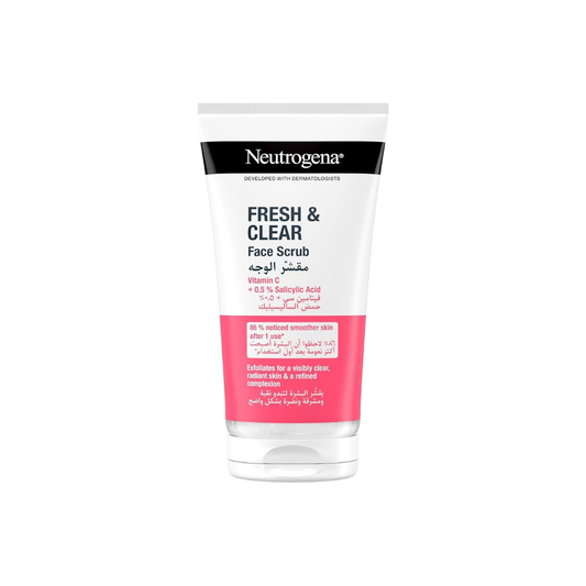 Neutrogena Fresh & Clear – Pink Grapefruit & Vitamin C Face Scrub 150ml