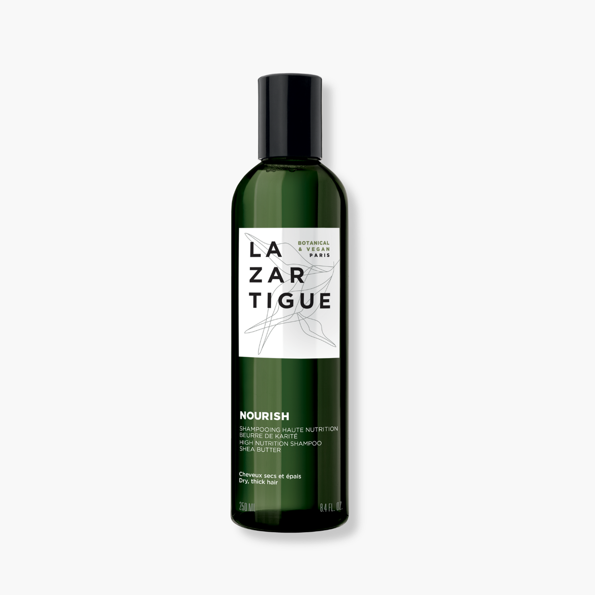Lazartigue Nourish – Highly Nourishing Shampoo for Dry, Thick Hair 250ml
