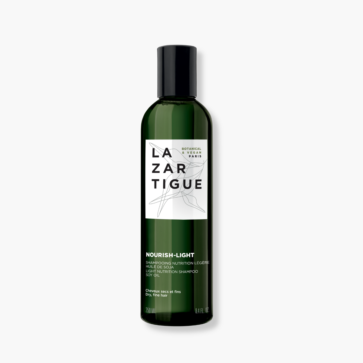 Lazartigue Nourish-Light – Light Nourishing Shampoo for Dry, Fine Hair 250ml