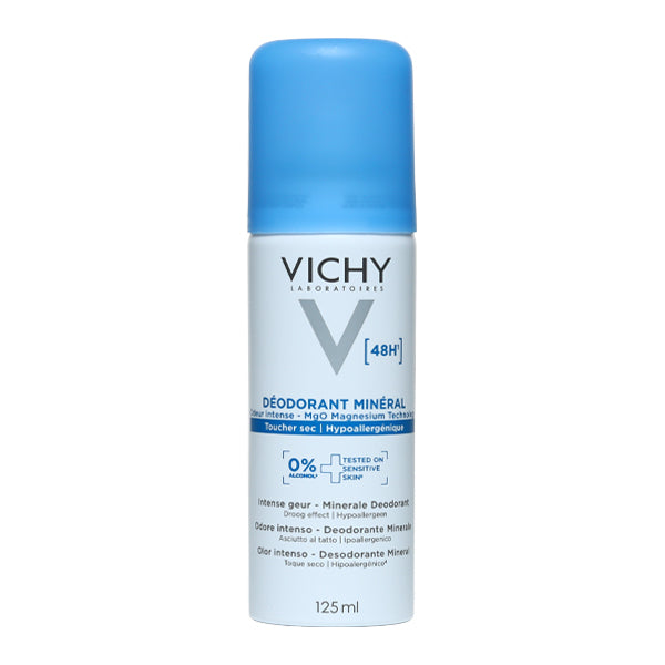 Vichy Deodorant – 48H Mineral Aluminium-Free Spray 125ml