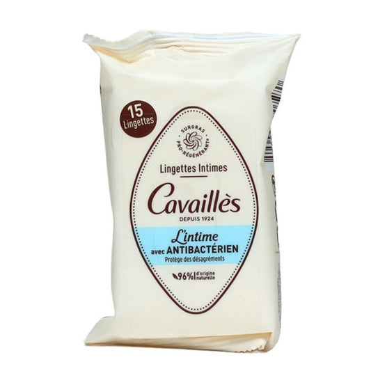 Rogé Cavaillès Intimate Wipes Antibacterial x15