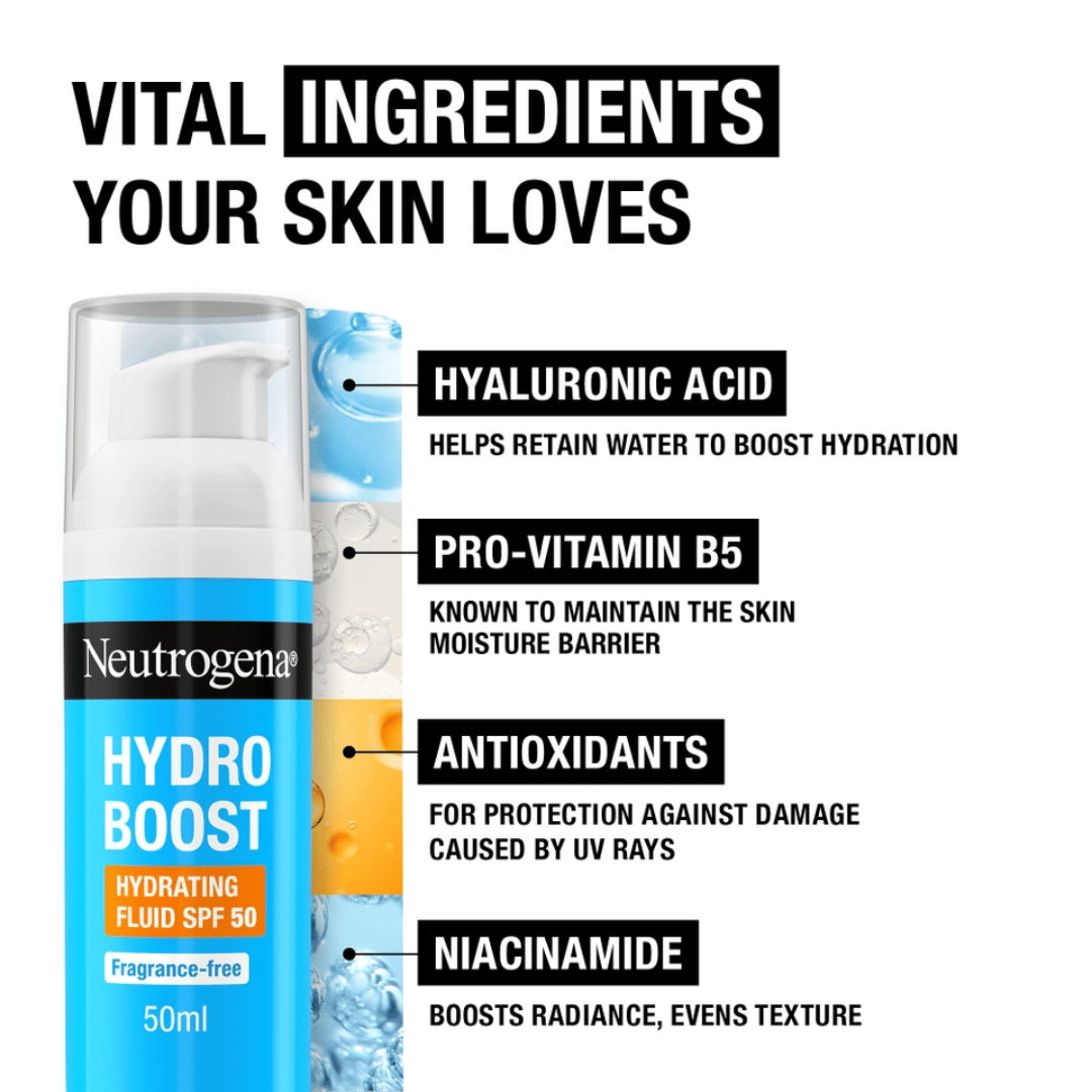 Neutrogena Hydro Boost – Hydrating Fluid SPF50 50ml