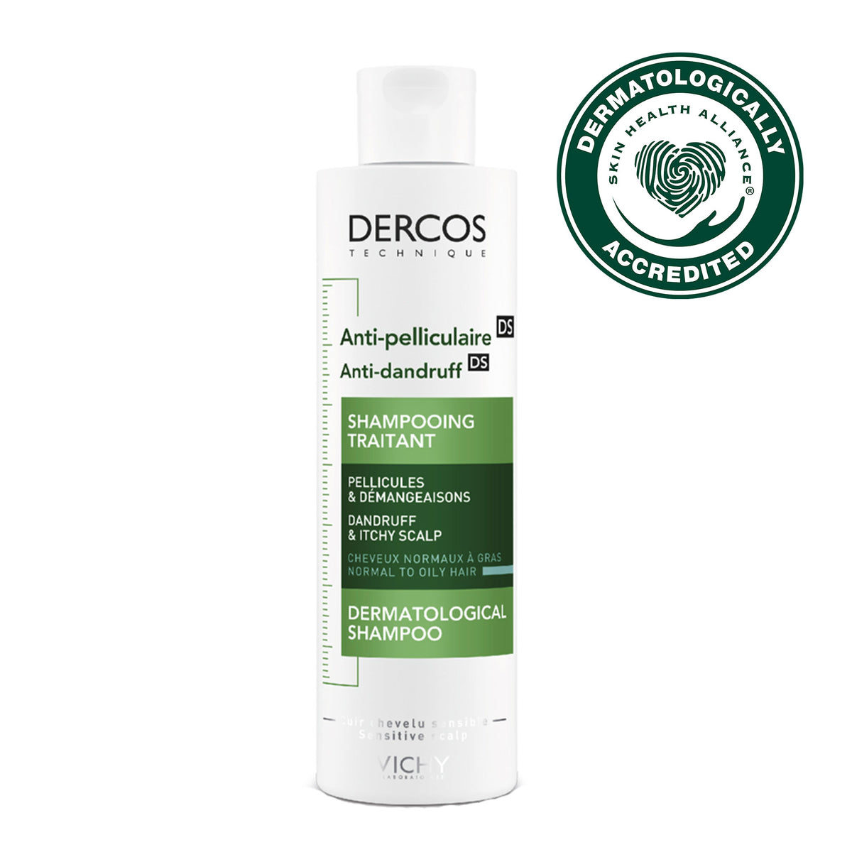 Vichy Dercos – Anti-Dandruff Shampoo for Normal to Oily Hair 200ml