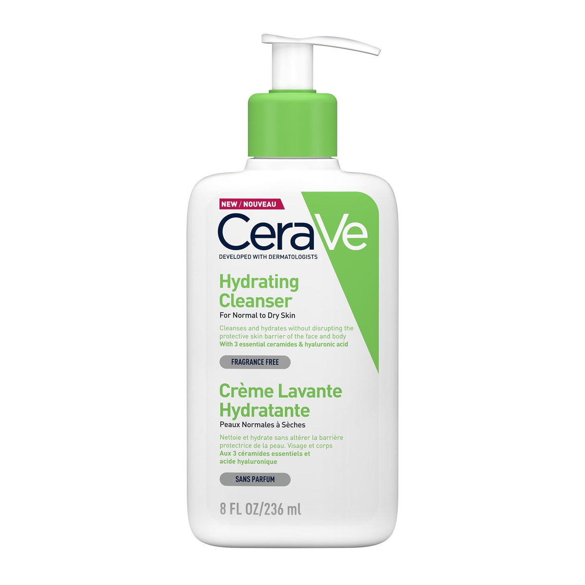 CeraVe – Hydrating Cleanser 236ml (New Packaging)