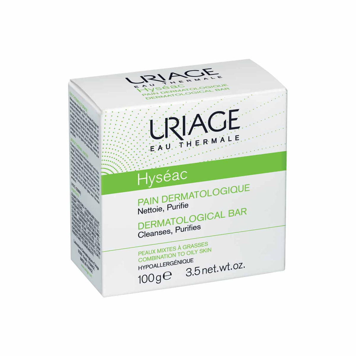 Uriage Hyséac Dermatological Bar 100g