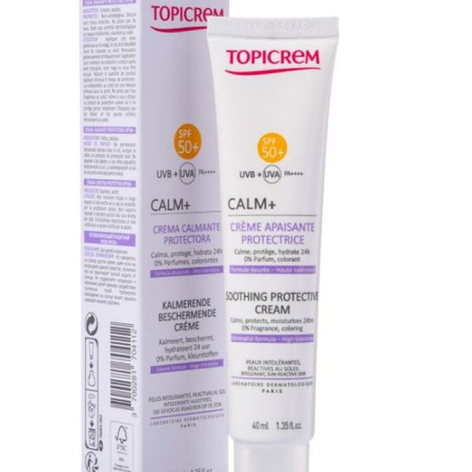 Topicrem Calm+ Soothing Protective Cream SPF50+ 40ml