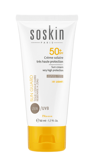 Soskin Sun – Tinted Sunscreen SPF50+ 01 Light 50ml
