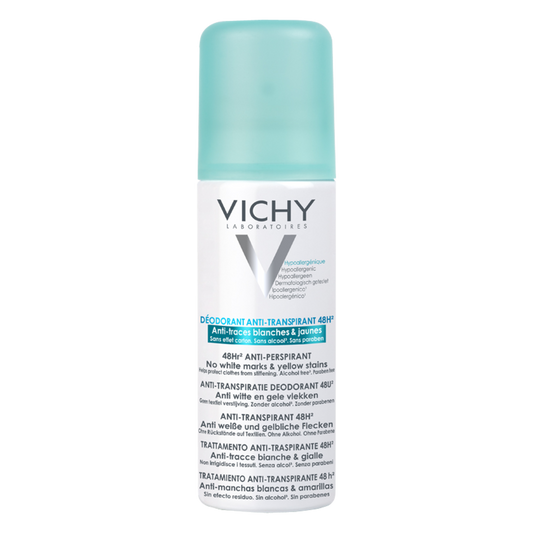 Vichy Deodorant – 48H No Marks Anti-Perspirant Spray 125ml
