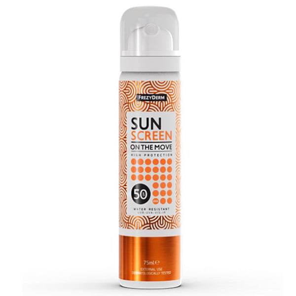 Frezyderm Sun Screen – On The Move Face Mist SPF 50 75ml