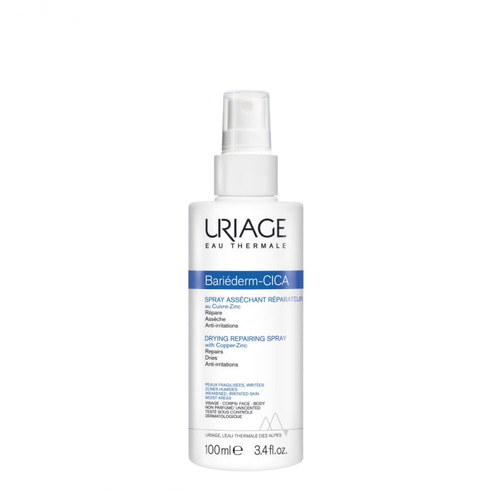 Uriage Bariéderm Cica Drying Repairing Spray with Cu-Zn 100ml