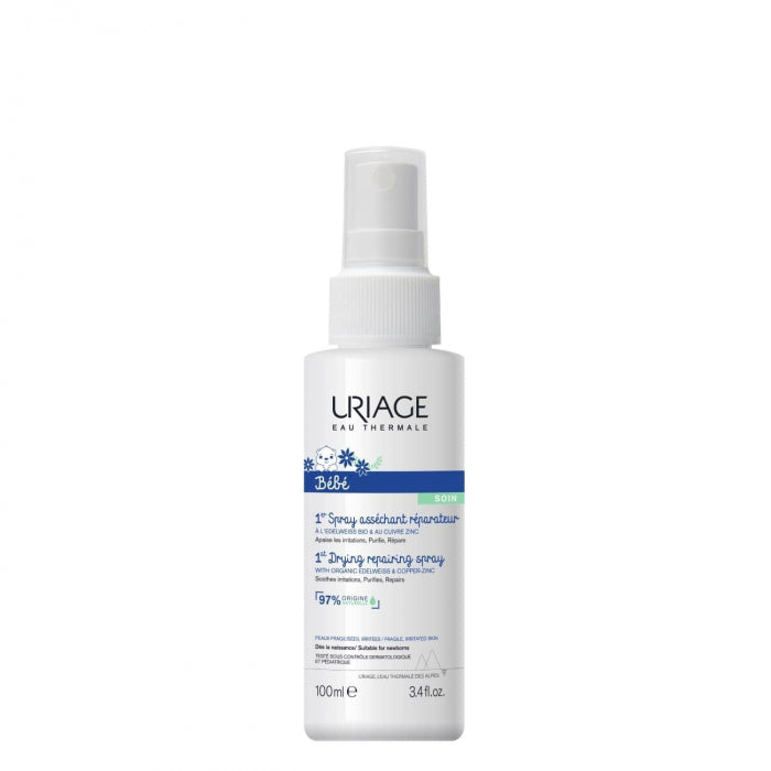 Uriage Baby 1st Cu-Zn+ Drying Repairing Spray 100ml