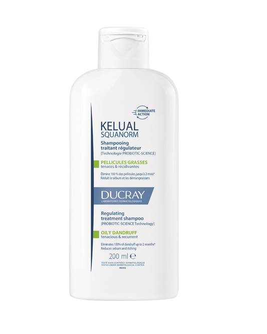 Ducray Squanorm Anti-Dandruff Treatment Shampoo - Oily Dandruff 200ml