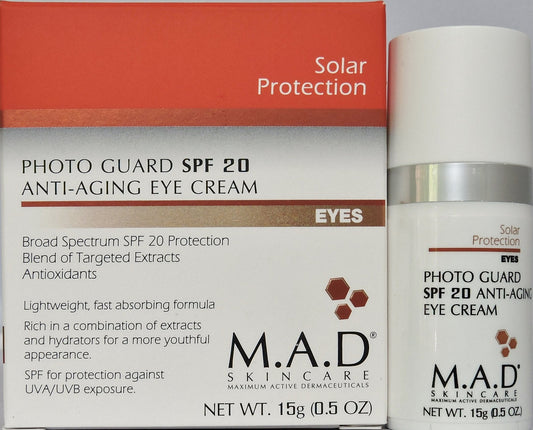 M.A.D Skincare Photo Guard – SPF20 Anti-Aging Eye Cream 15ml