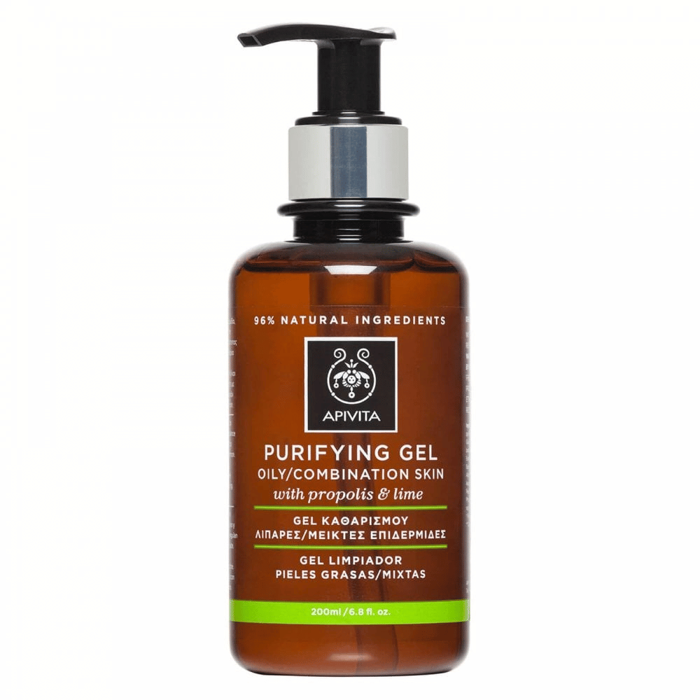 Apivita Purifying Cleansing Gel Oily/Combination Skin 200ml
