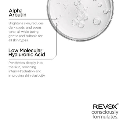 Revox B77 Just – Alpha Arbutin 2% + HA Brightening Serum 30ml