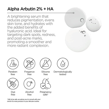 Revox B77 Just – Alpha Arbutin 2% + HA Brightening Serum 30ml