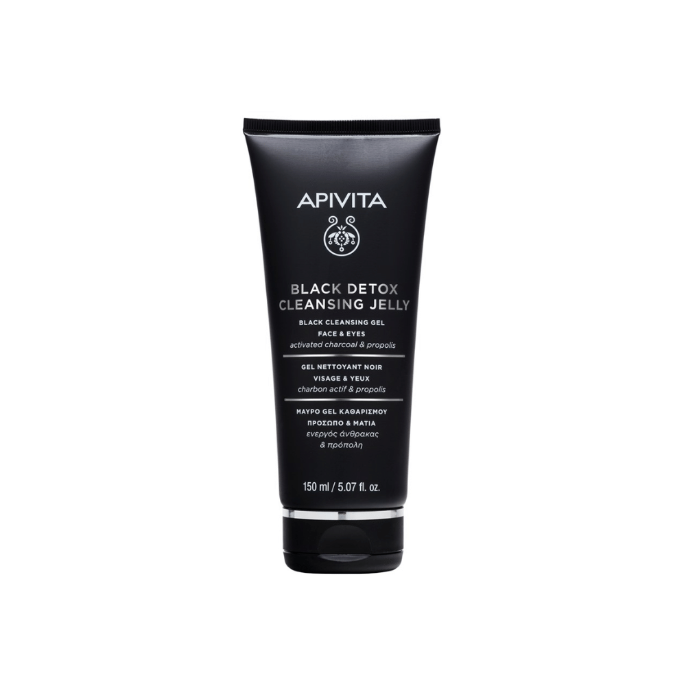 Apivita Black Detox Cleansing Jelly Face & Eyes