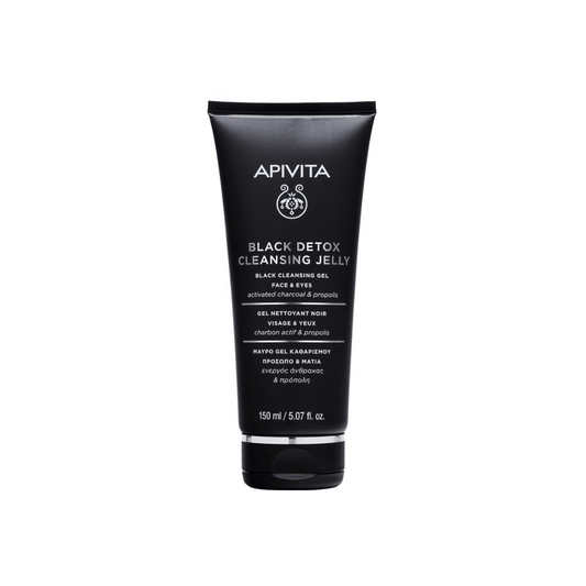 Apivita Black Detox Cleansing Jelly Face & Eyes
