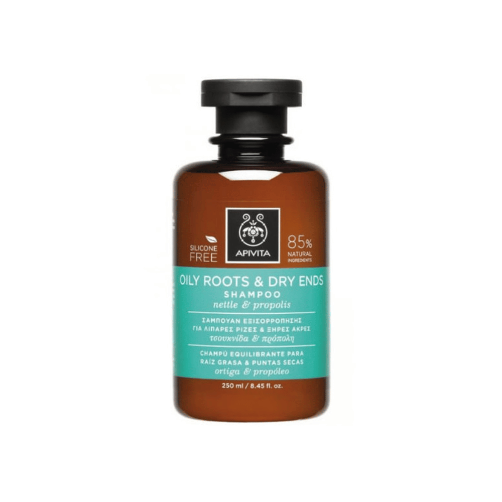 Apivita Oily Roots & Dry Ends Shampoo Nettle & Propolis 250ml