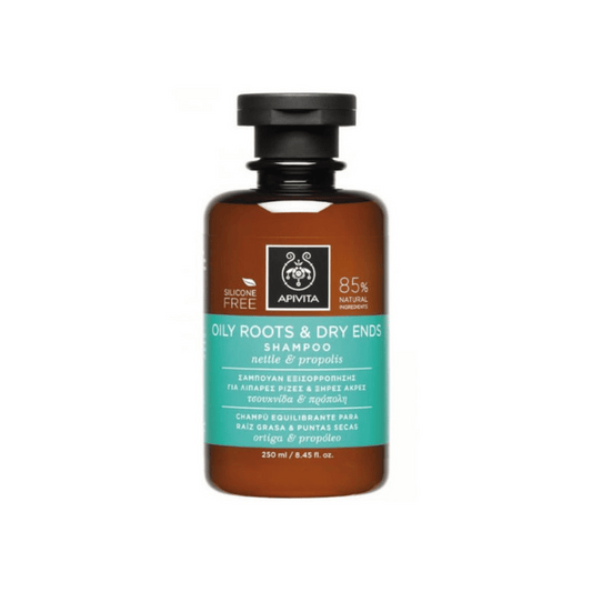 Apivita Oily Roots & Dry Ends Shampoo Nettle & Propolis 250ml