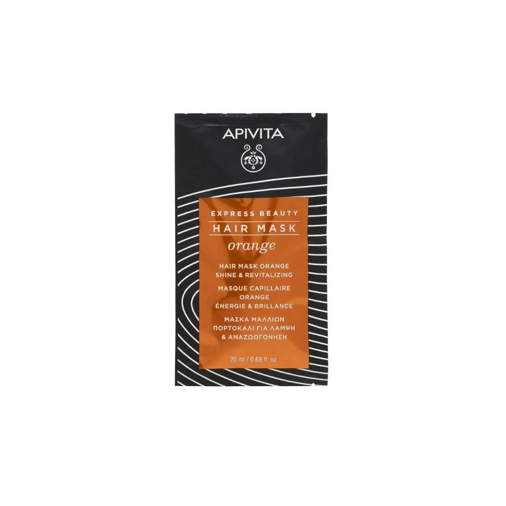 Apivita Express Beauty Hair Mask Shine & Revitalizing Orange 20ml (6 Sachets)
