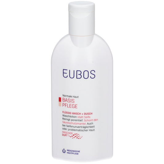 Eubos Basic Care – Liquid Washing Emulsion Red (Fresh Scent) 200ml