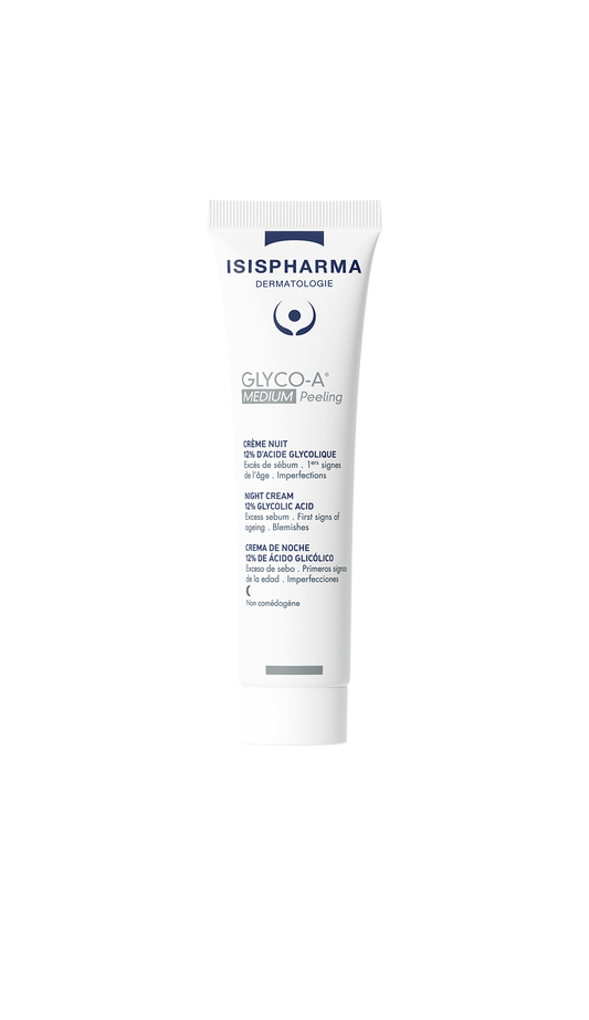 Isispharma Glyco-A Medium 12% Glycolic Acid Peeling Night Cream 30ml