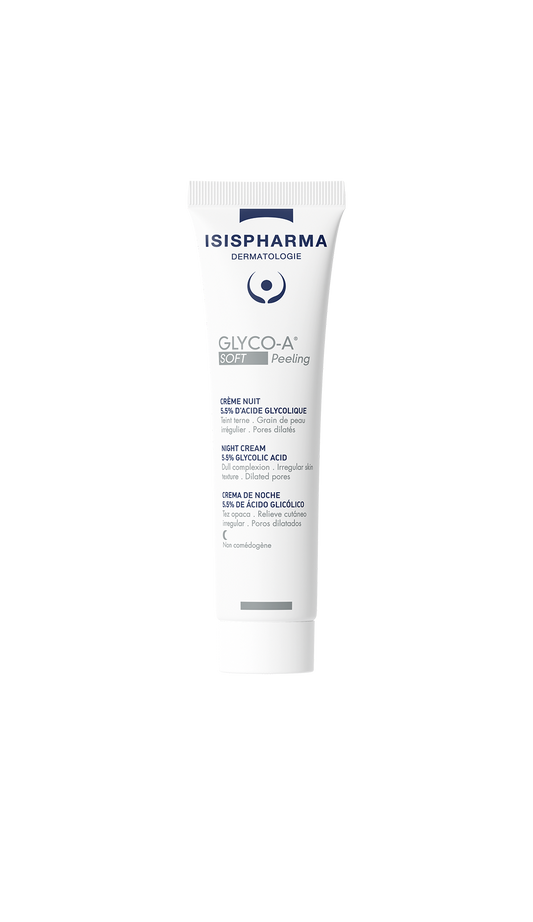 Isispharma Glyco-A Soft 5.5% Glycolic Acid Peeling Night Cream 30ml