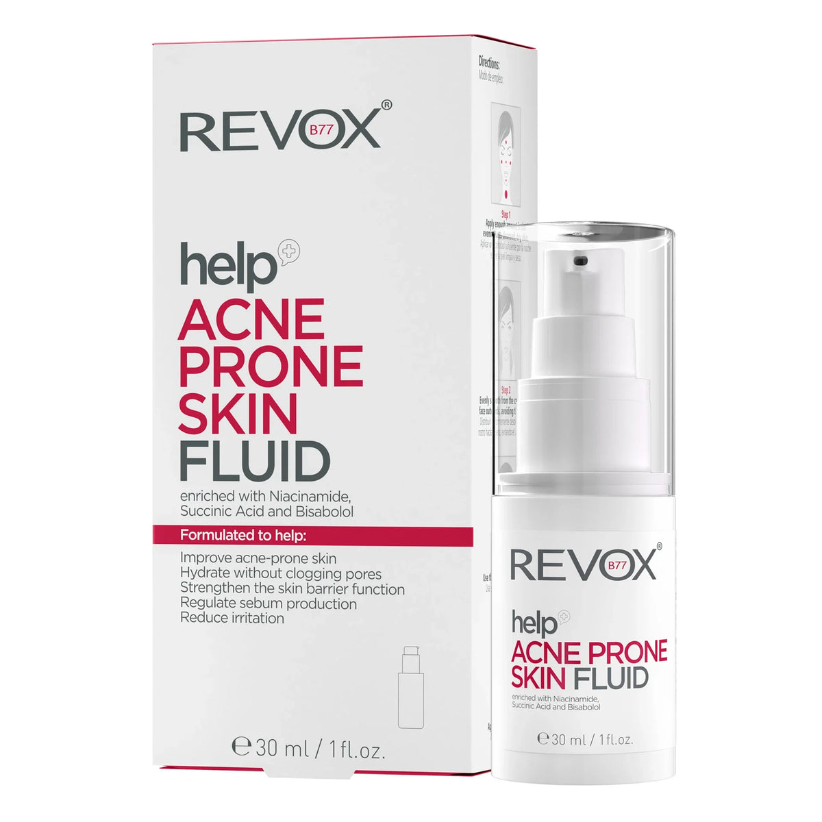 Revox B77 Help – Acne Prone Skin Fluid 30ml